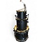 Used Ludwig 3 Piece Element Series Evolution Shell Pack Matte Black Drum Kit