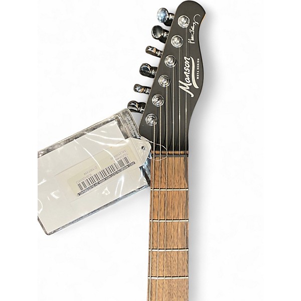 Used Manson Guitars MBM-2H Sustainiac Matthew Bellamy Signature Kill Switch Satin Black Solid Body Electric Guitar