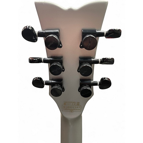 Used 2018 Schecter Guitar Research SOLO-II Platinum Silver Solid Body Electric Guitar