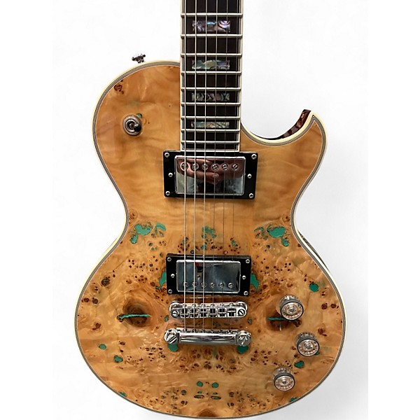 Used 2021 Schecter Guitar Research Solo II Custom Gloss Natural Solid Body Electric Guitar