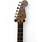 Used Squier Stratocaster Black Solid Body Electric Guitar