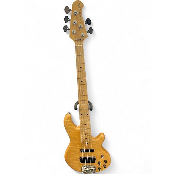 Used Lakland 55-02 Skyline Series 5 String Natural Electric Bass Guitar