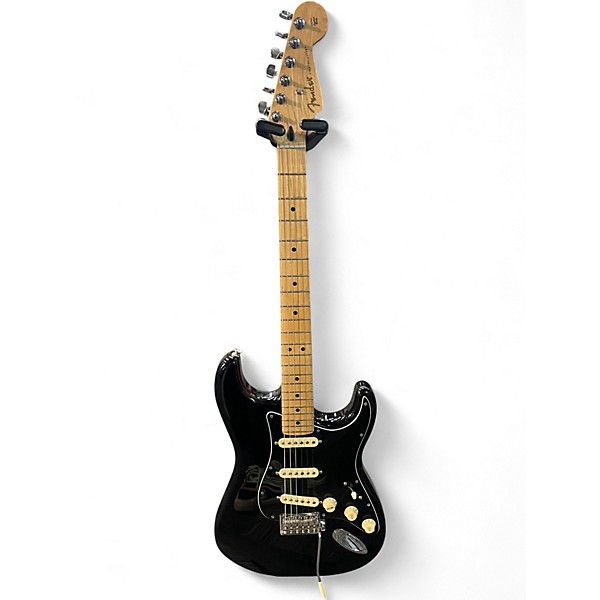 Used Fender Player Stratocaster Black Solid Body Electric Guitar