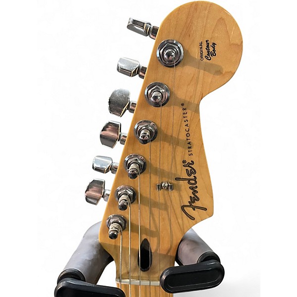 Used Fender Player Stratocaster Black Solid Body Electric Guitar