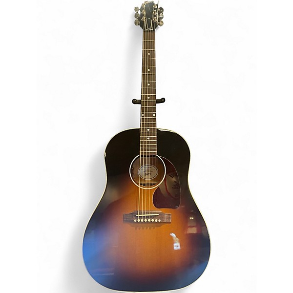 Used Gibson J45 Standard 2 Tone Sunburst Acoustic Electric Guitar