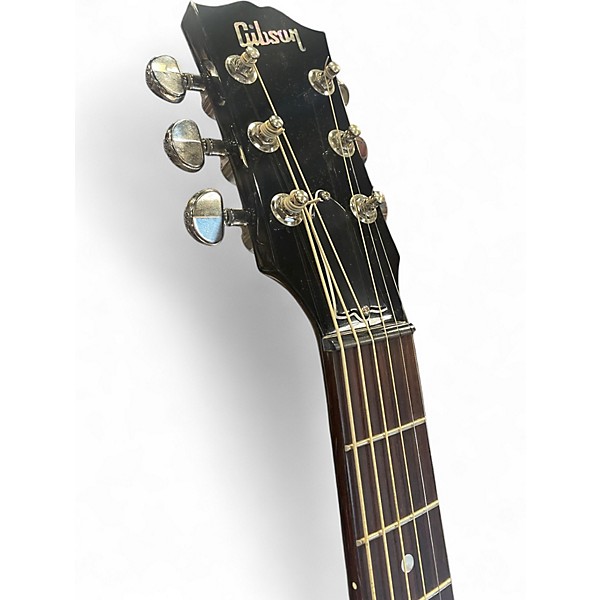 Used Gibson J45 Standard 2 Tone Sunburst Acoustic Electric Guitar