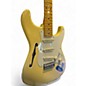 Used Fender Eric Johnson Thinline Stratocaster Vintage White Hollow Body Electric Guitar