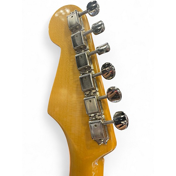 Used Fender Eric Johnson Thinline Stratocaster Vintage White Hollow Body Electric Guitar