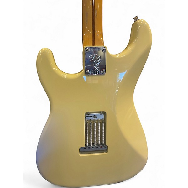 Used Fender Eric Johnson Thinline Stratocaster Vintage White Hollow Body Electric Guitar