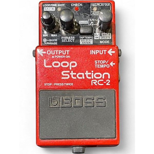 Used BOSS RC2 Loop Station Pedal
