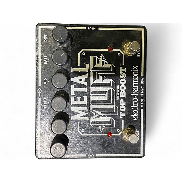 Used Electro-Harmonix Metal Muff Distortion With Top Boost Effect Pedal