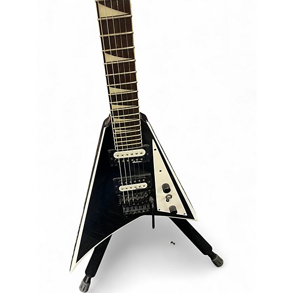 Used Jackson JS32 Randy Rhoads Floyd Rose Black and White Solid Body Electric Guitar