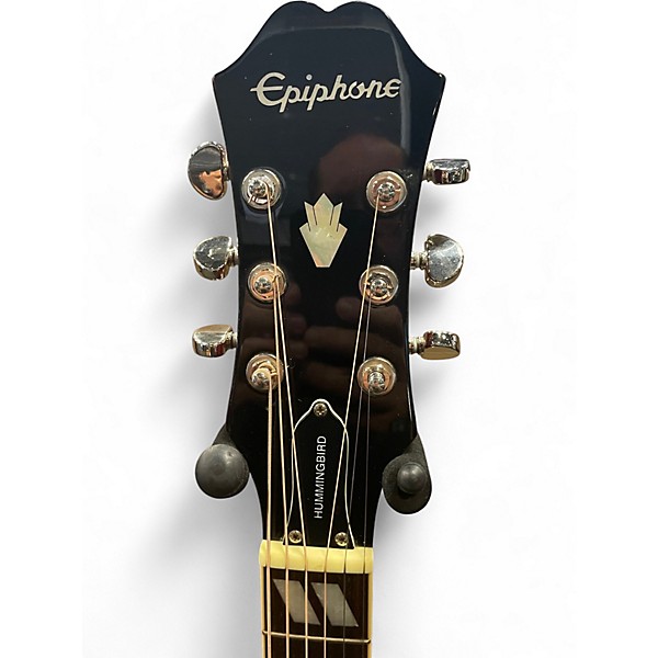 Used Epiphone HUMMINGBIRD/HS Cherry Sunburst Acoustic Guitar