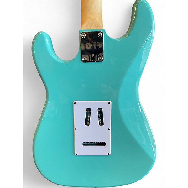 Used Kramer Focus VT211S Teal Solid Body Electric Guitar