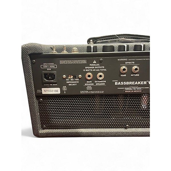 Used Fender BASSBREAKER 15 Tube Guitar Amp Head