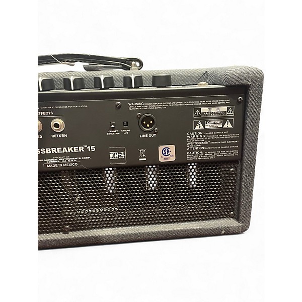Used Fender BASSBREAKER 15 Tube Guitar Amp Head