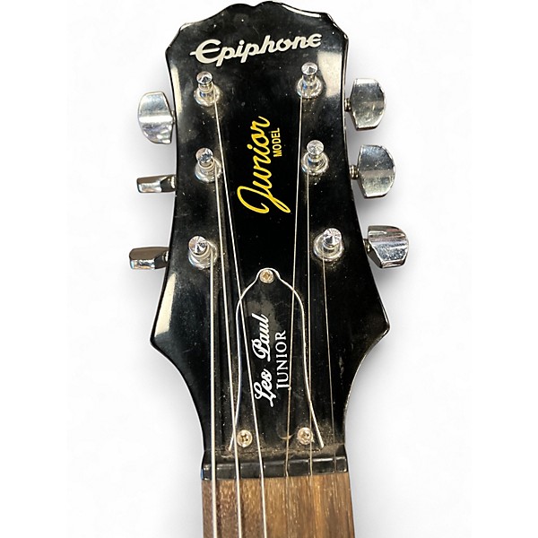 Used Epiphone Les Paul Junior Black Solid Body Electric Guitar