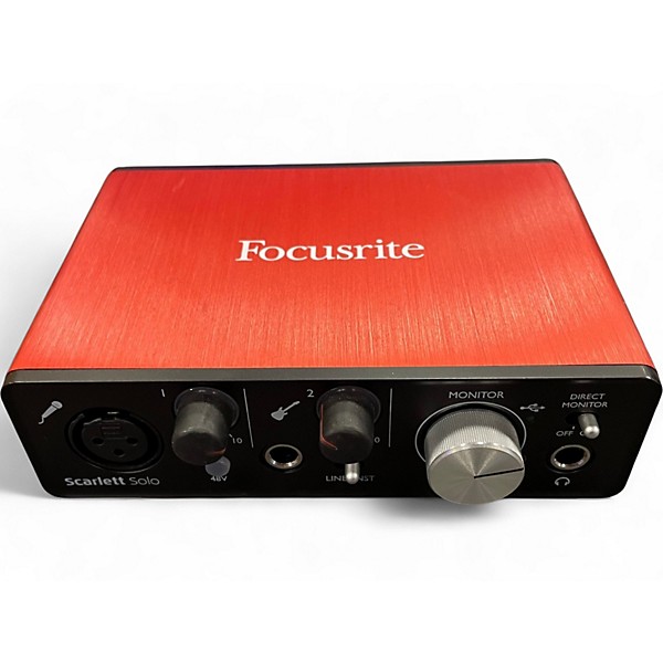 Used Focusrite Scarlett Solo Audio Interface