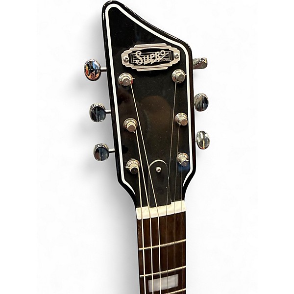 Used Supro 2030BM Hampton Tobacco Burst Solid Body Electric Guitar