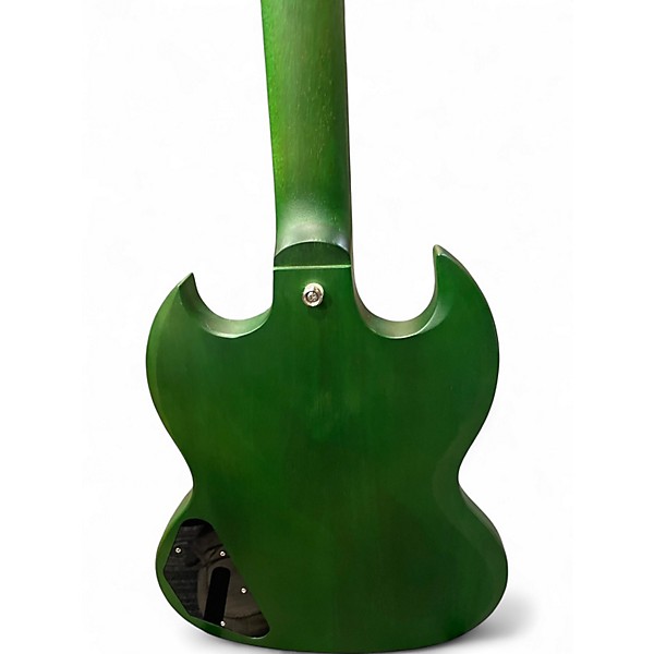 Used Epiphone SG Classic Worn P90 Green Solid Body Electric Guitar