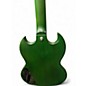 Used Epiphone SG Classic Worn P90 Green Solid Body Electric Guitar