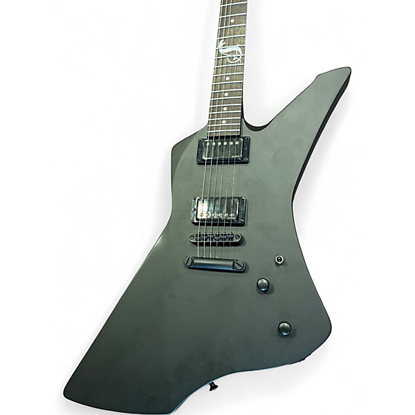 Used ESP LTD James Hetfield Snakebyte Satin Black Solid Body Electric Guitar