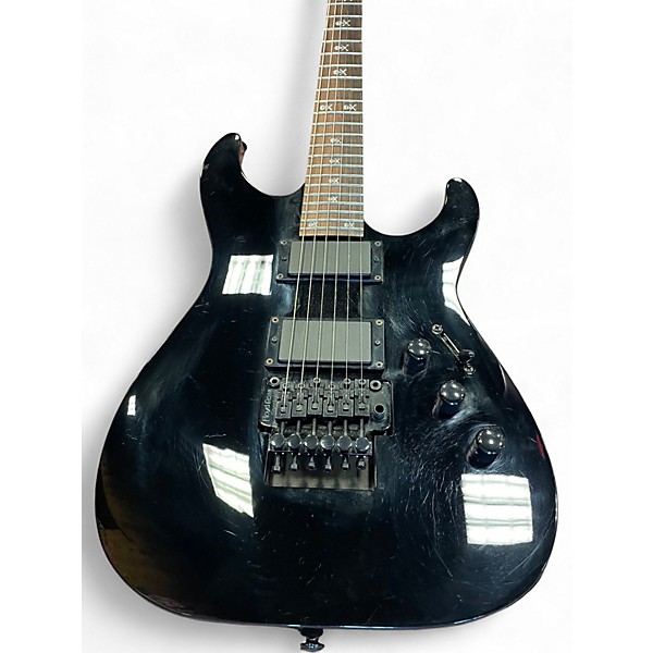 Used ESP KH202 Kirk Hammett Signature Black Solid Body Electric Guitar