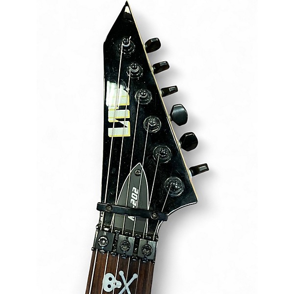 Used ESP KH202 Kirk Hammett Signature Black Solid Body Electric Guitar