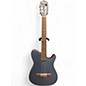 Used Ibanez FRH10N Metallic Blue Classical Acoustic Electric Guitar thumbnail