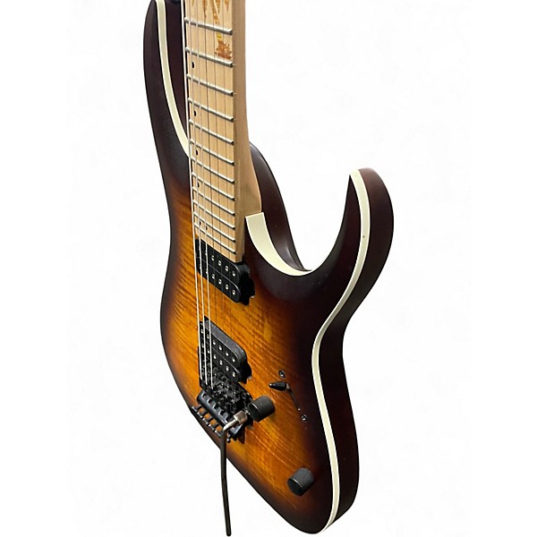 Used Ibanez RGAR42mfmt choclate Burst Solid Body Electric Guitar