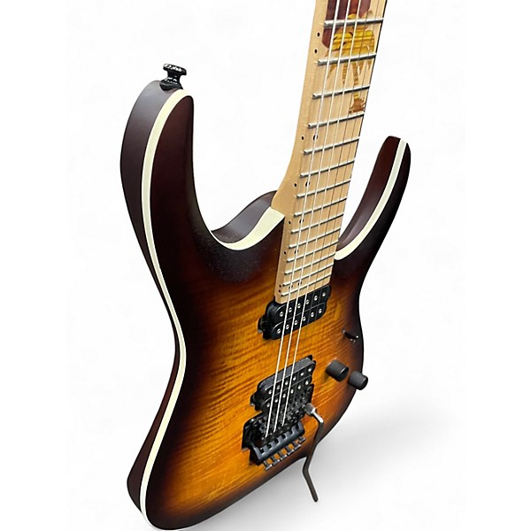Used Ibanez RGAR42mfmt choclate Burst Solid Body Electric Guitar