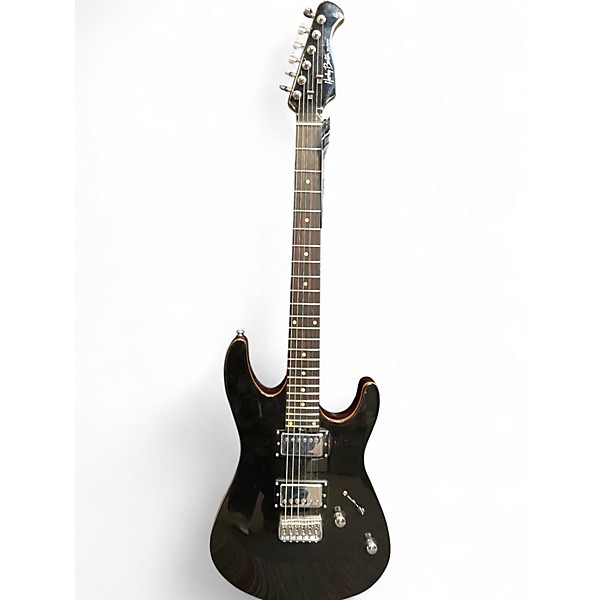 Used Harley Benton Pro Series Black Solid Body Electric Guitar
