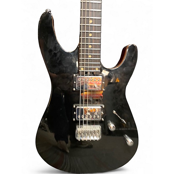 Used Harley Benton Pro Series Black Solid Body Electric Guitar
