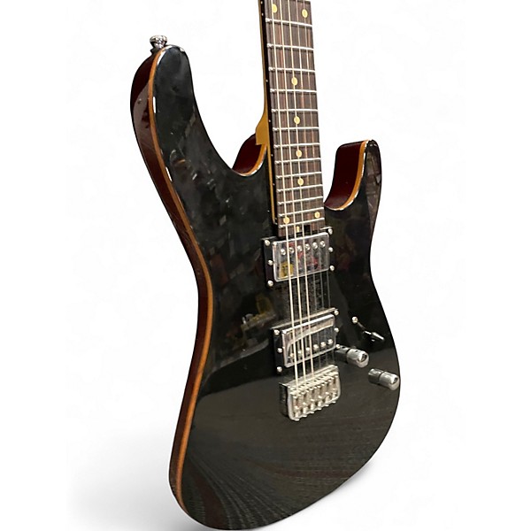 Used Harley Benton Pro Series Black Solid Body Electric Guitar