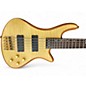 Used Schecter Guitar Research Stiletto Custom 5 String 2 Tone Sunburst Electric Bass Guitar