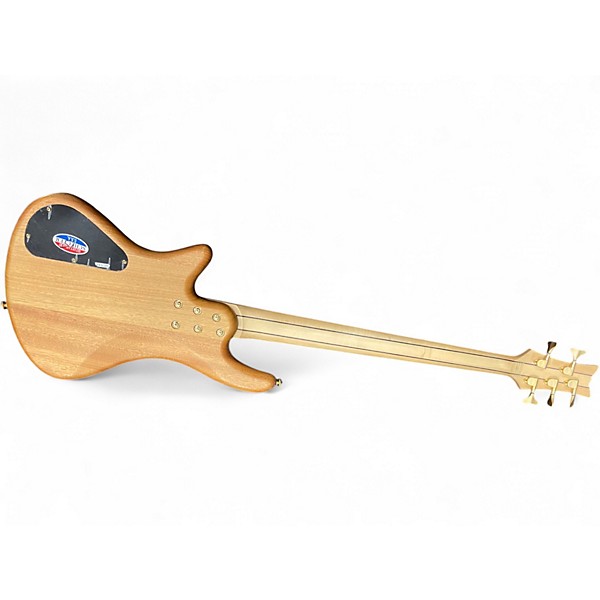 Used Schecter Guitar Research Stiletto Custom 5 String 2 Tone Sunburst Electric Bass Guitar
