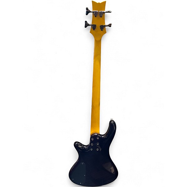 Used Schecter Guitar Research Stiletto Extreme 4 String Trans Crimson Red Electric Bass Guitar