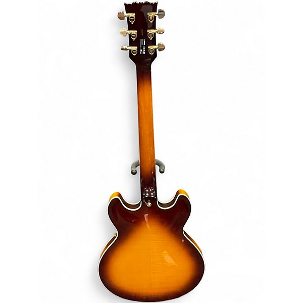 Used Yamaha sa2200 Tobacco Burst Hollow Body Electric Guitar
