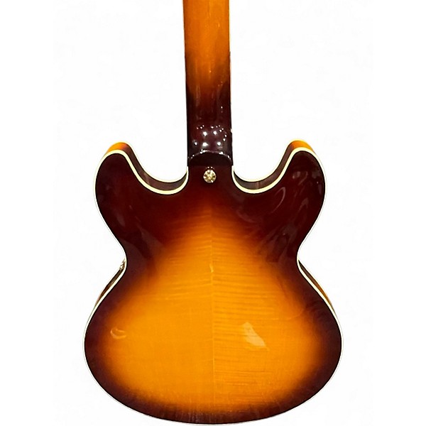 Used Yamaha sa2200 Tobacco Burst Hollow Body Electric Guitar