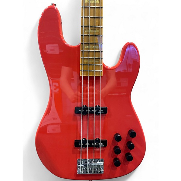 Used Markbass GV4 Fiesta Red Electric Bass Guitar
