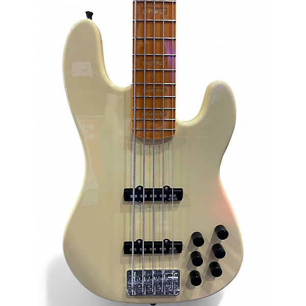 Used Markbass GV5 Cream Electric Bass Guitar