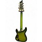 Used Schecter Guitar Research C1 Platinum satin green Solid Body Electric Guitar