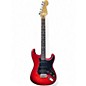 Used Fender FSR Standard Stratocaster HSS Candy Red Burst Solid Body Electric Guitar thumbnail