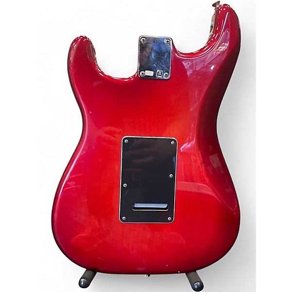 Used Fender FSR Standard Stratocaster HSS Candy Red Burst Solid Body Electric Guitar