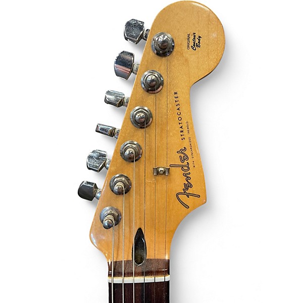Used Fender FSR Standard Stratocaster HSS Candy Red Burst Solid Body Electric Guitar