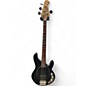 Used Sterling by Music Man Sub 4 Satin Black Electric Bass Guitar thumbnail