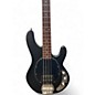 Used Sterling by Music Man Sub 4 Satin Black Electric Bass Guitar