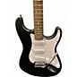 Used Squier Standard Stratocaster Satin Black Solid Body Electric Guitar