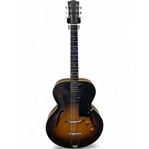 Vintage 1952 Gibson ES125 2 Color Sunburst Hollow Body Electric Guitar