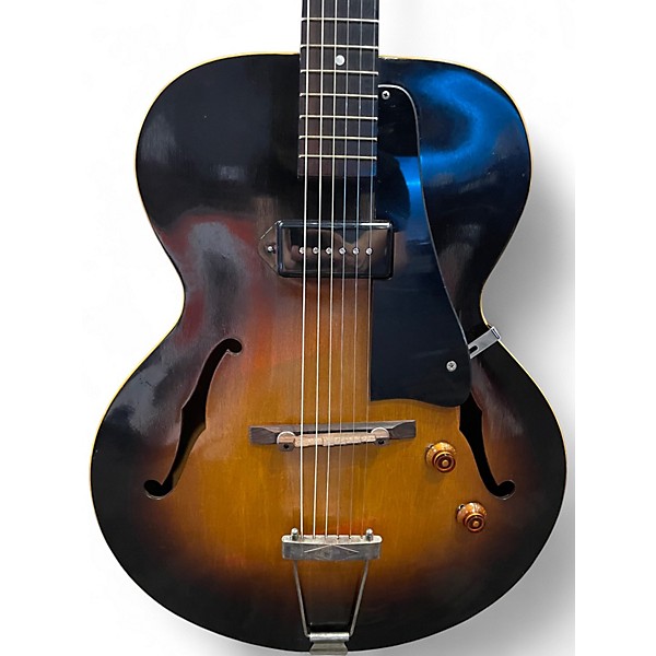 Vintage 1952 Gibson ES125 2 Color Sunburst Hollow Body Electric Guitar